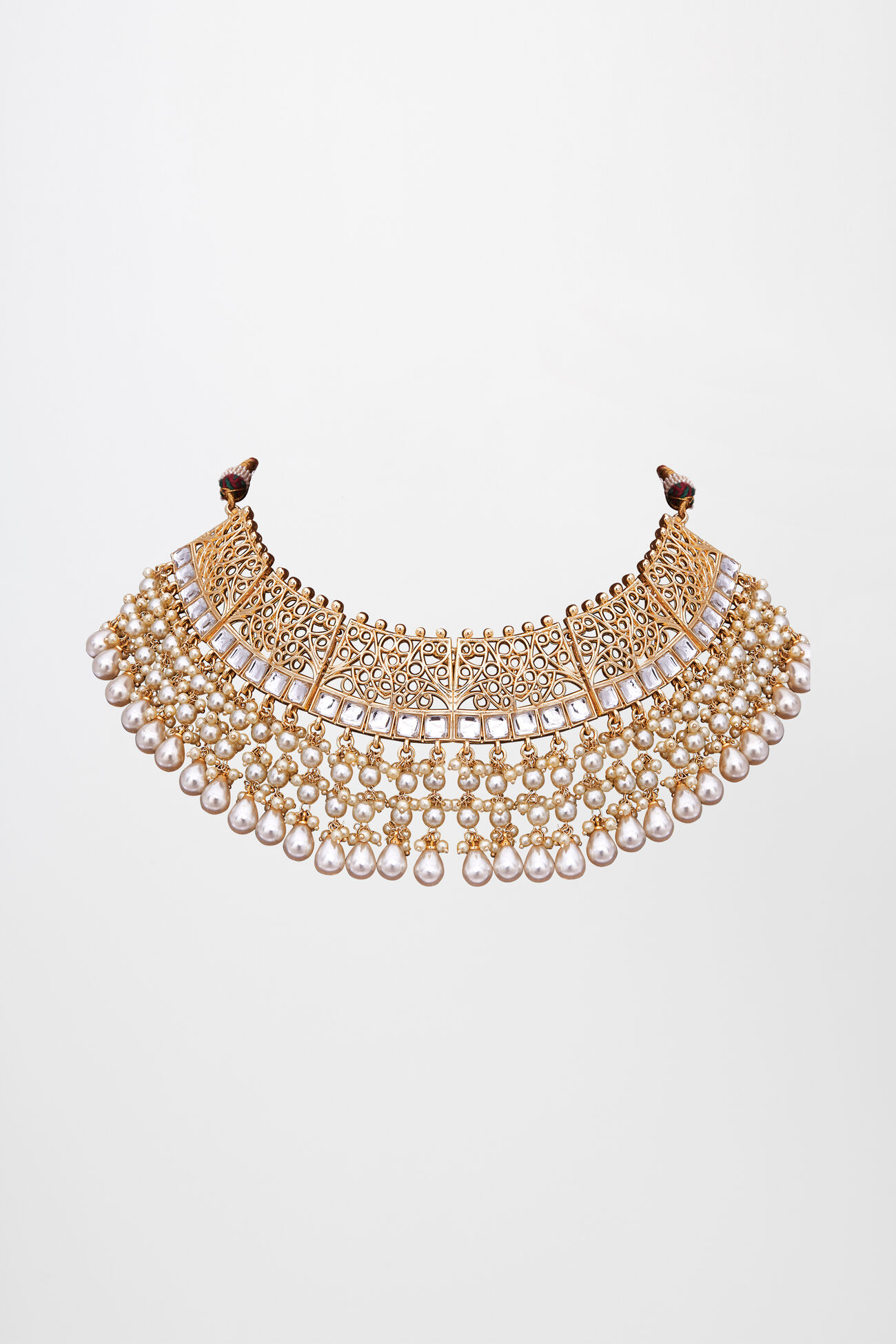 Gold Metal Alloy Necklace, , image 1